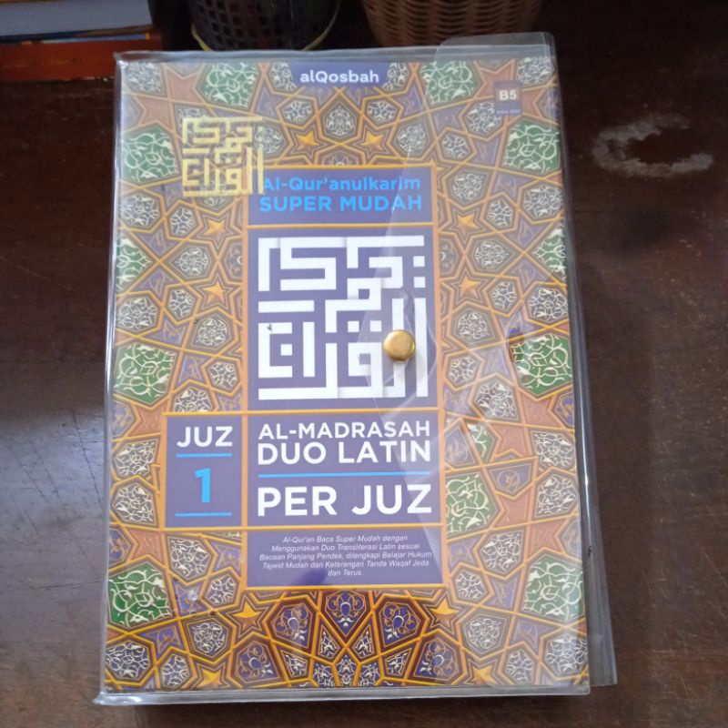 Jual Al-Qur'an Super Mudah Al-Madrasah Duo Latin Per Juz Ukuran B5 ...