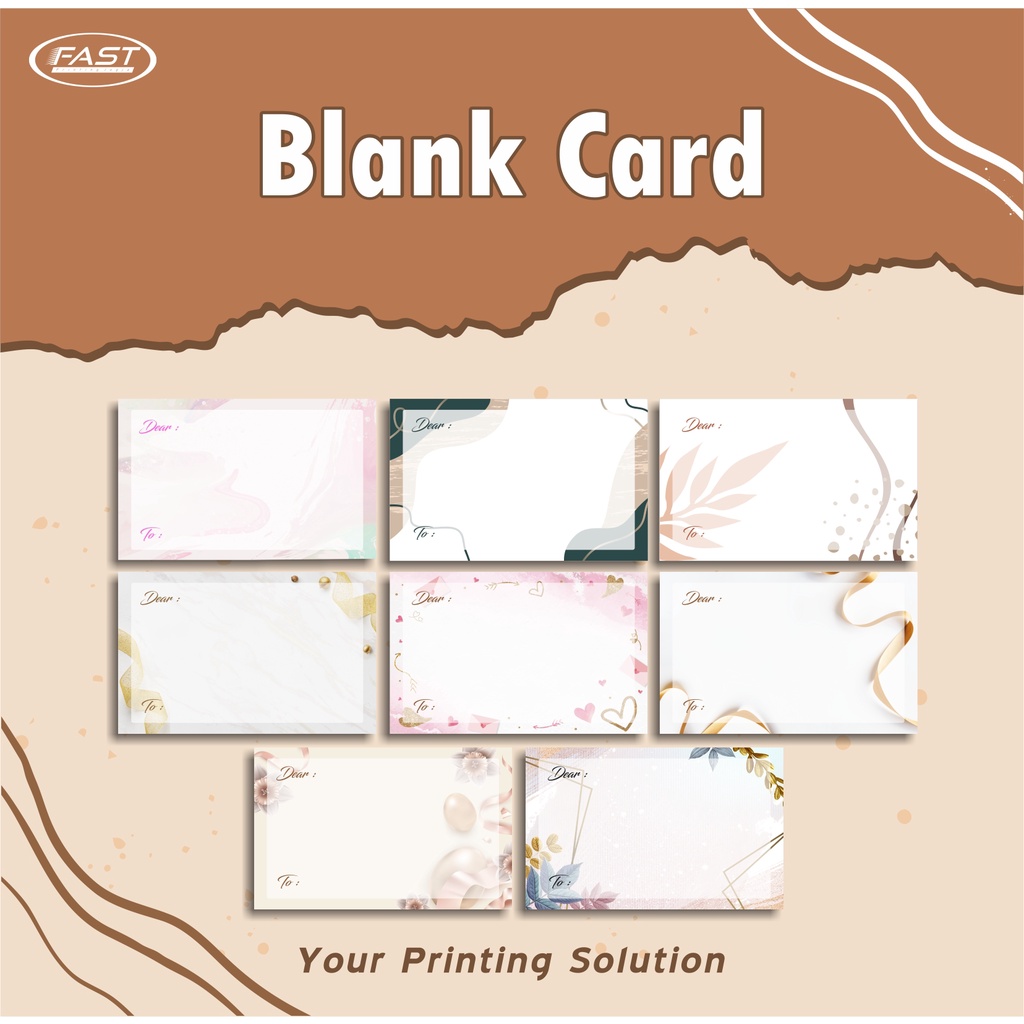 Jual BLANK CARD | BLANK CARD CUSTOM | Shopee Indonesia