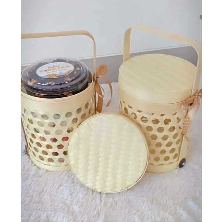 Jual Aster Motopuru / Keranjang Bambu / Wadah Bambu / Hampers Bambu ...
