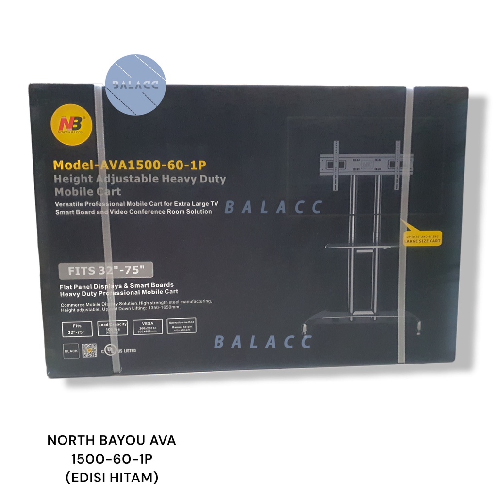 Jual Standing Bracket TV NORTH BAYOU NB AVA1500-60-1P/ AVA 1500-60-1p ...