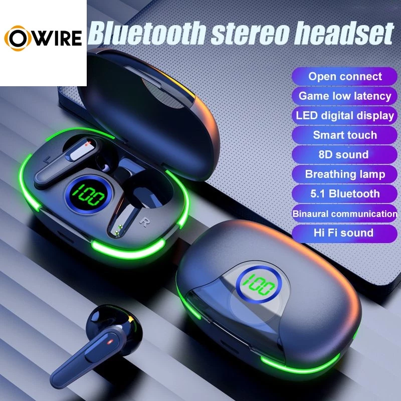 Air Pro 80 Wireless Bluetooth Earphone TWS headphone Touch Control 9D Stereo Headset with Mic Sport Earphone LED Display Earbuds