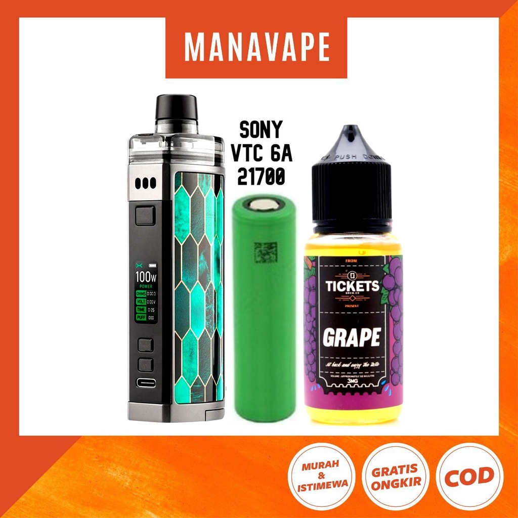 Jual OXVA VELOCITY LE KIT 100W AUTHENTIC + BATTERY SONY VTC 6A 21700 ...