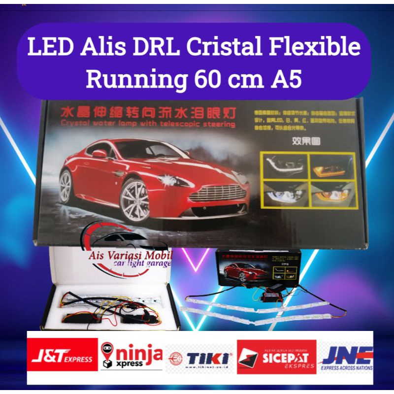 Jual LED Alis Crystal Flexible Running 60cm A5 Arus DC | Shopee Indonesia