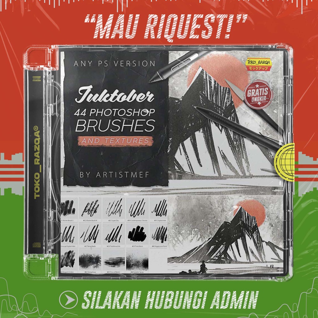 Jual Inktober Photoshop Brushes For Photoshop PS BRUSHES | Shopee Indonesia