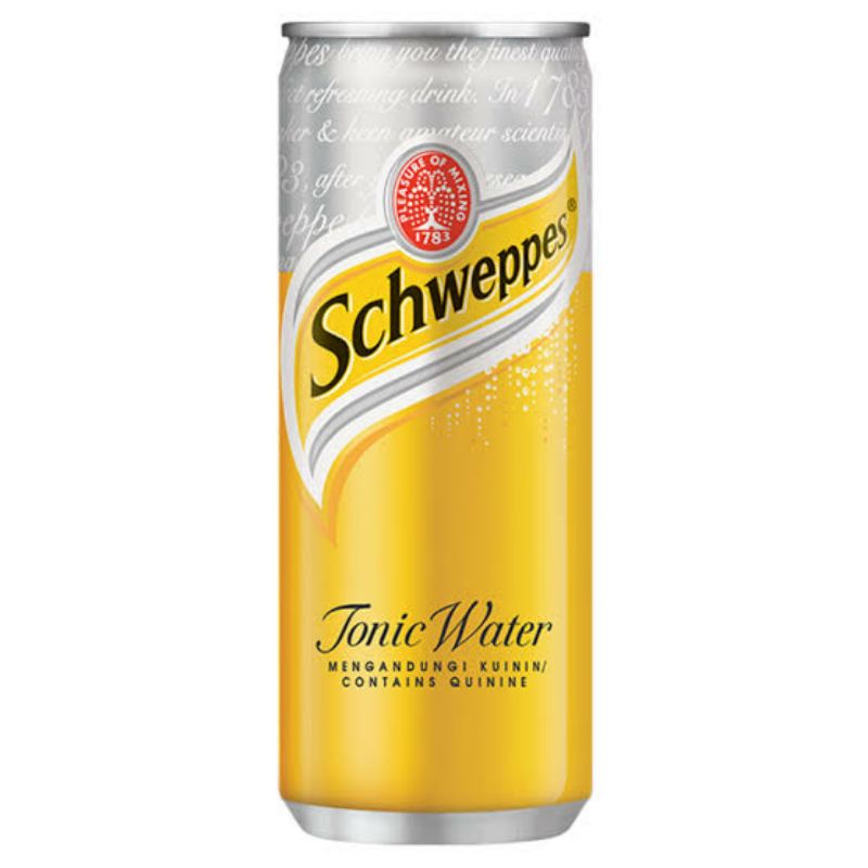 Jual Schweppes Tonic Water 250ml (Karton Isi 24 Kaleng) | Shopee Indonesia