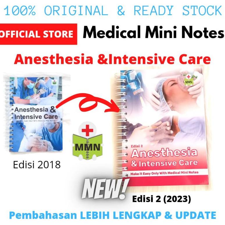 Jual BISA COD NEW 2023 || Medical Mini Notes - Anesthesia & Intensive ...
