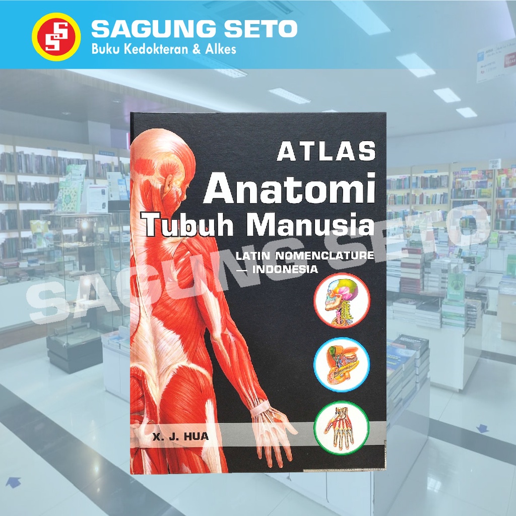 Jual ATLAS ANATOMI TUBUH MANUSIA (LATIN NOMENCLATURE-INDONESIA) - X. J ...