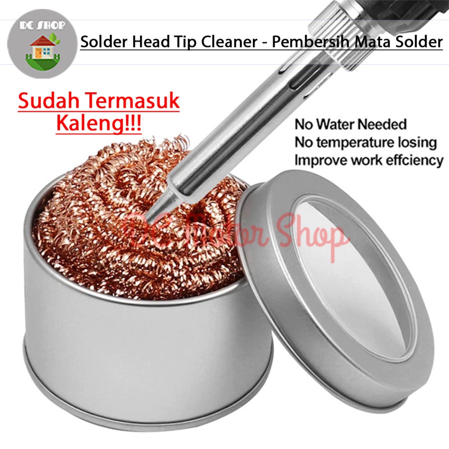 Jual Tempat Pembersih Mata Solder Tembaga Wadah Tip Cleaner