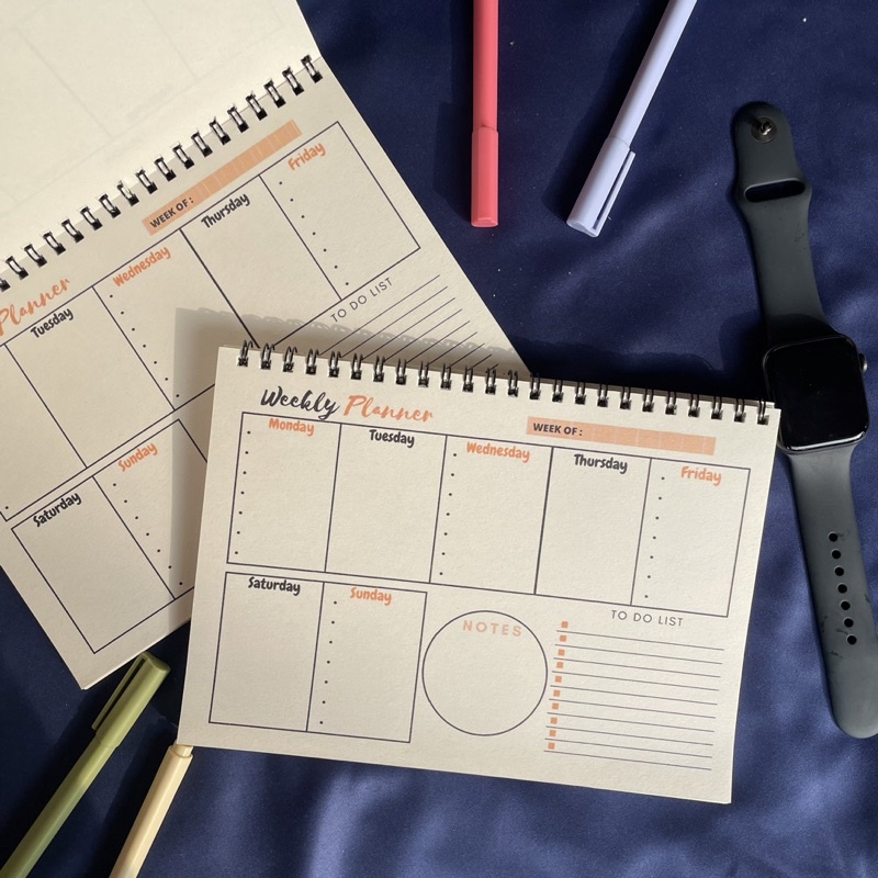 Jual Weekly Planner Notebook / Buku Agenda Mingguan | Shopee Indonesia