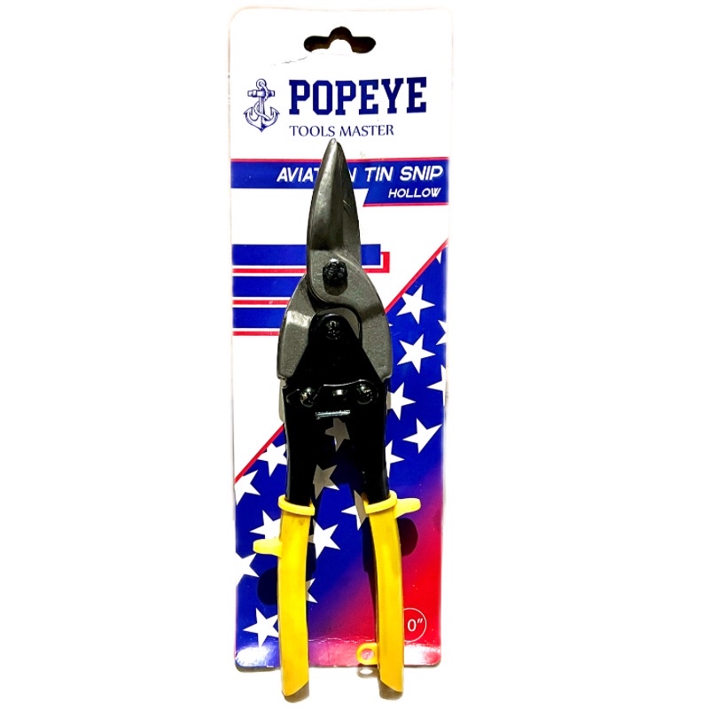 Jual POPEYE Gunting Baja Ringan 10 Inch Gunting Baja Ringan Seng Plat ...