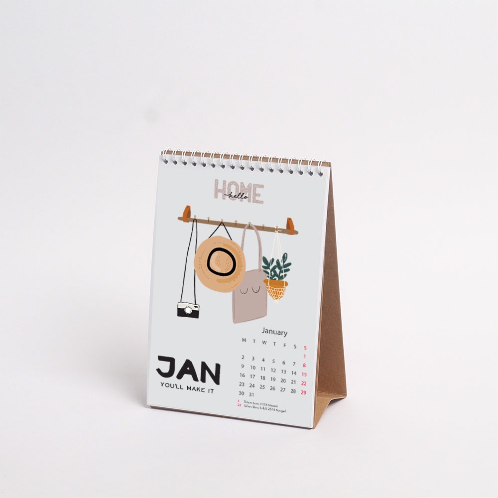 Jual Bukuqu Kalender Meja - Calendar Ukuran A5 - Kalender Meja ...