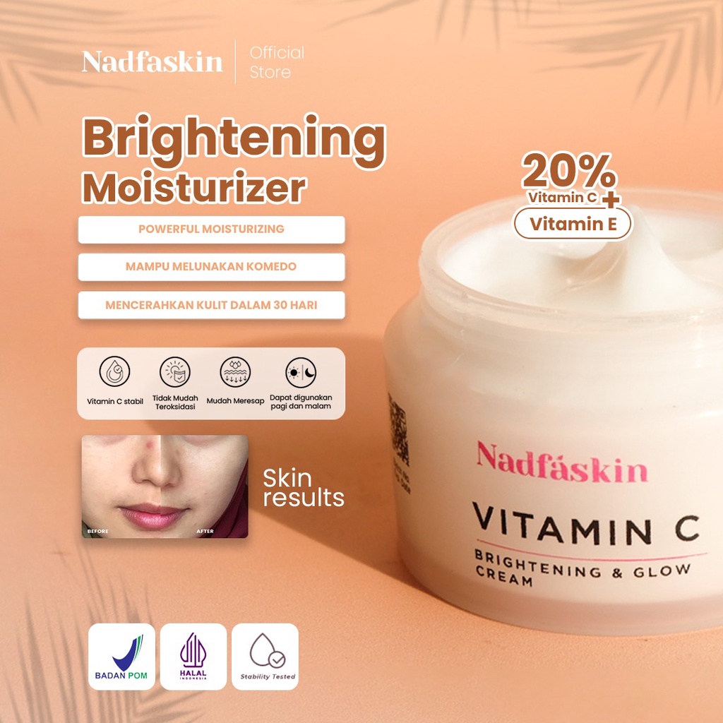 Jual Vitamin C Cream 15gr "Nadfaskin" Shopee Indonesia