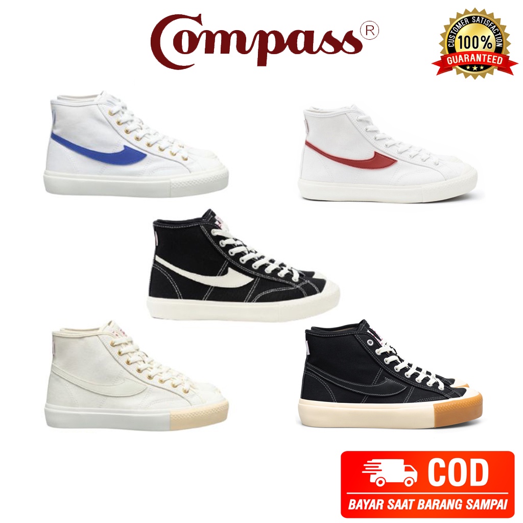 Jual Sepatu Compass Gazelle High Original 100% | Shopee Indonesia