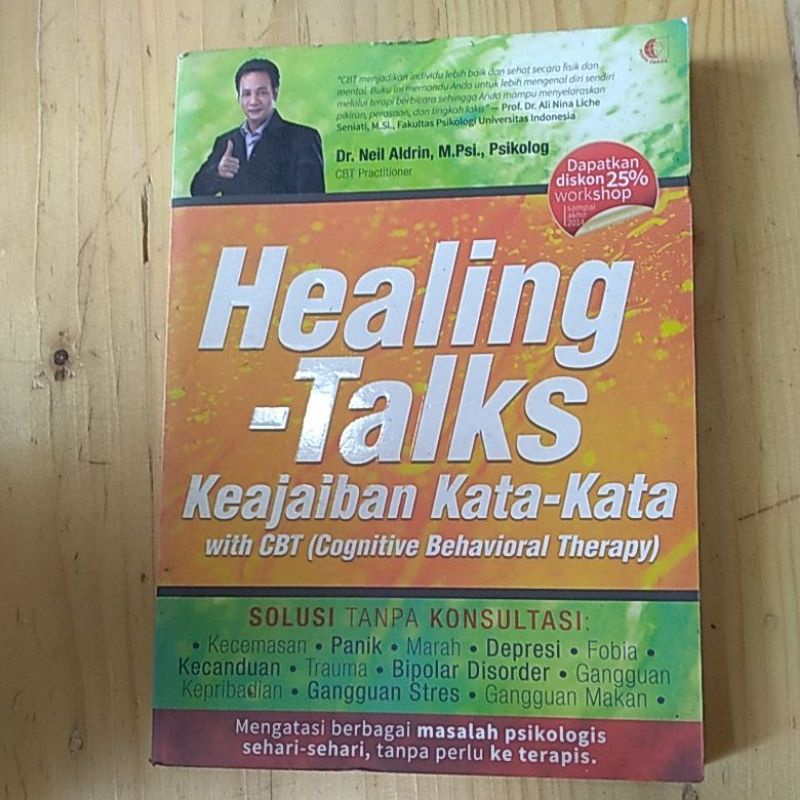 Jual BUKU HEALING TALKS KEAJAIBAN KATAKATA WITH CBT(COGNITIVE BEHAVIORAL THERAPY),ORIGINAL