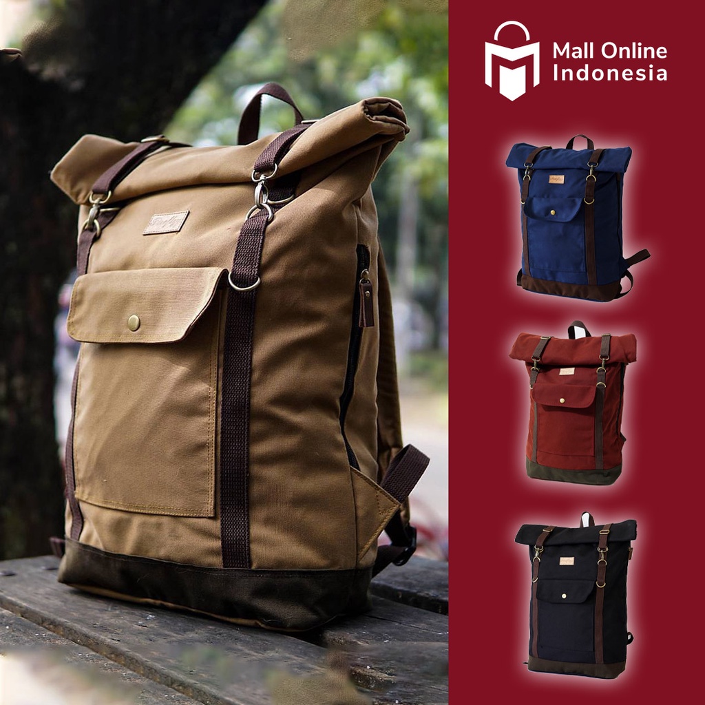 Jual RAVEN FLY KHAKI BLACK NAVY MAROON Tas Travel Backpack ransel ...