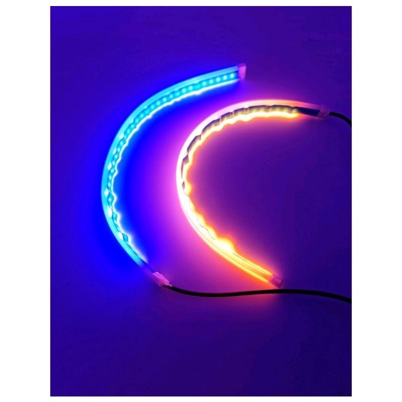 Jual lampu Alis LED Neon alis DRL fleksibel waterproof 12v 30cm 2 mode ...