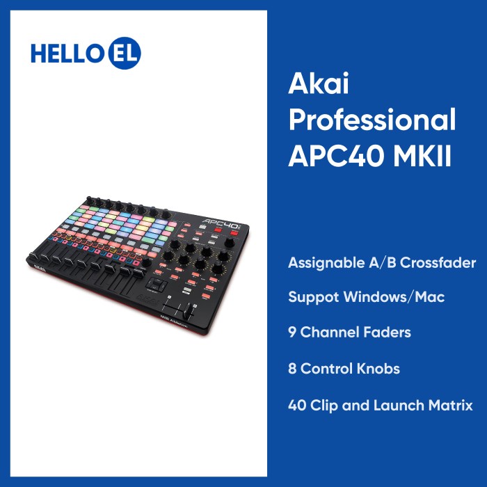 Jual Launch Akai Professional Apc40 Mkii Ableton Live Usb Midi ...