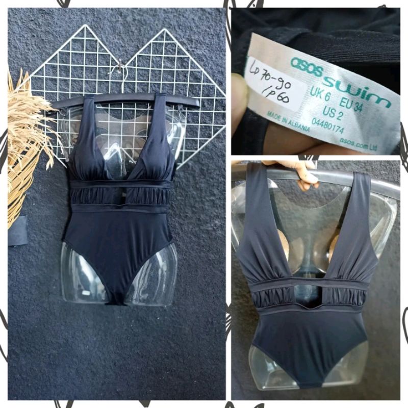 Jual lowless black swimwear | Shopee Indonesia