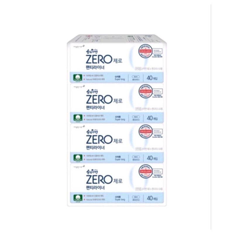Jual Zero Organic Super Long Pantyliner Korea Panty Liner Korea/ Pads