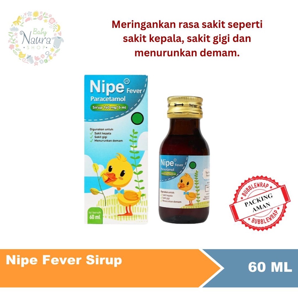Jual Nipe Fever Paracetamol Varian - Obat Sakit Kepala/Gigi dan