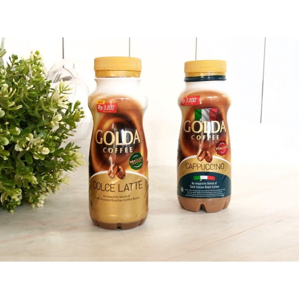Jual 1 dus 12 botol golda coffee Golda Coffee Dolce Latte & Cappuccino ...