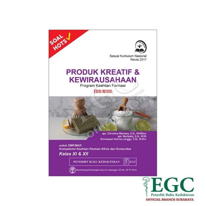 Jual EGC SURABAYA Produk Kreatif Kewirausahaan Program Keahlian