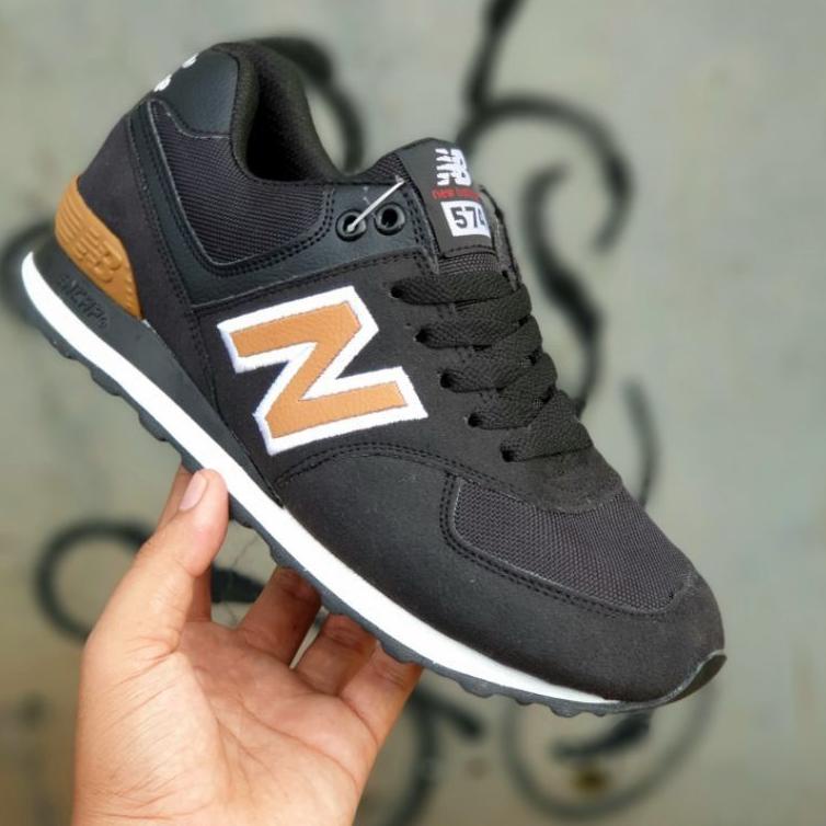 Jual ([No](R48G) ) SEPATU NEW BALANCE ENCAP 574 HITAM COKLAT bisa cod