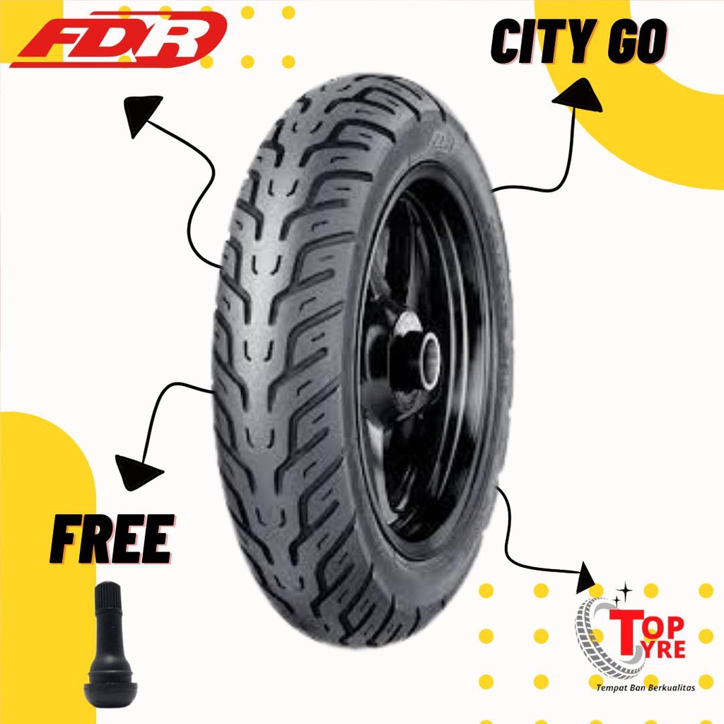 Jual Ban Motor Scoopy Ring Fdr City Go Tubeless Ban