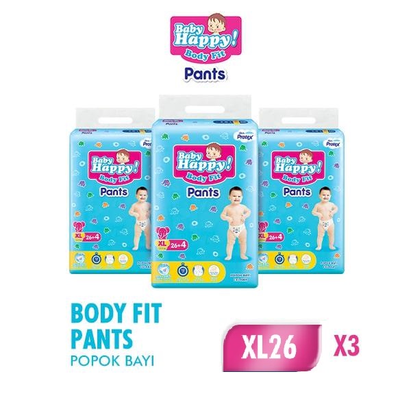 Jual Baby Happy Pants XL 26 3 packs Shopee Indonesia