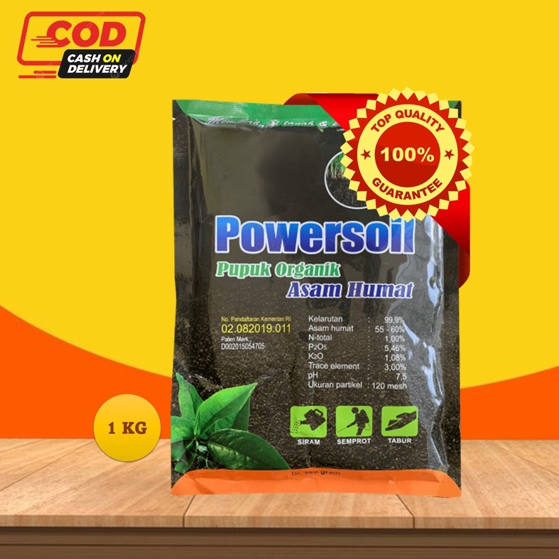 Jual POWERSOIL (Pupuk Pembenah Tanah) 1kg Humic Acid 60% | Shopee Indonesia