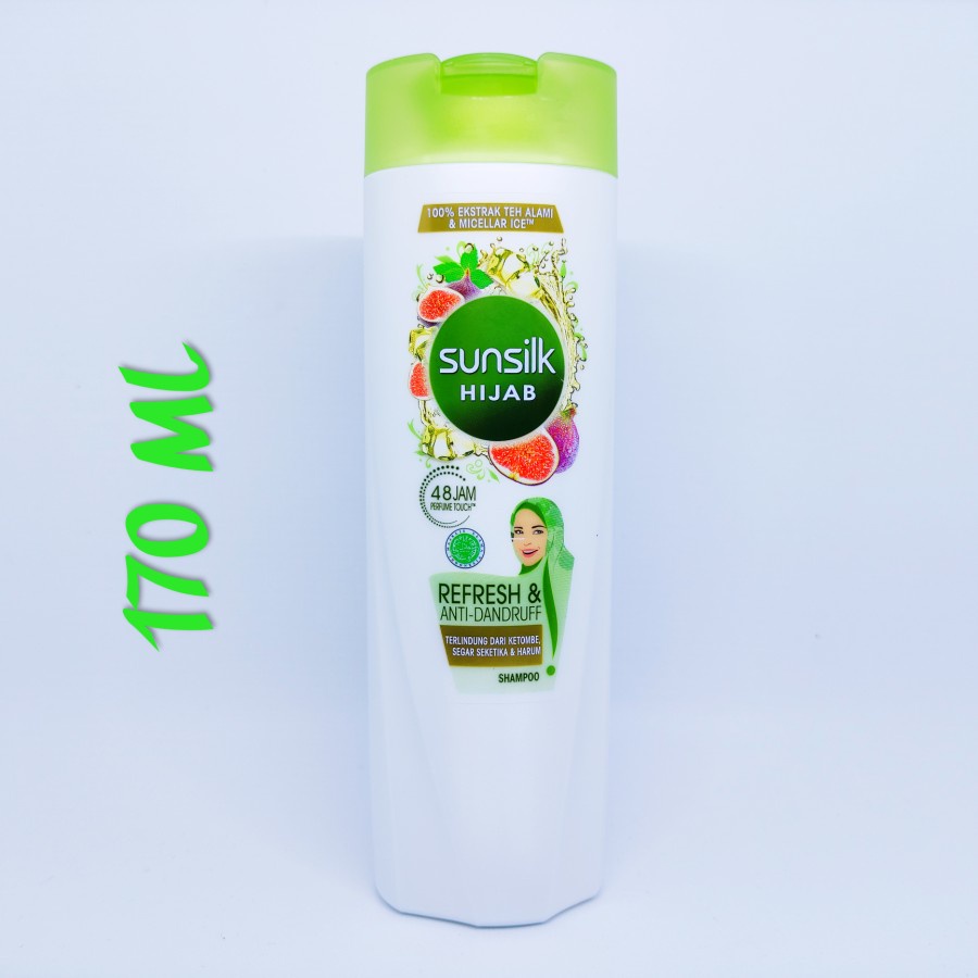 Jual Sunsilk Hijab Recharge Refresh Shampoo 170 ml - Anti-Dandruff ...