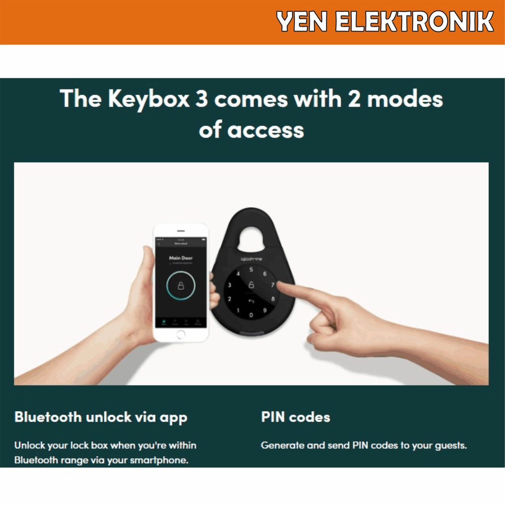 Jual Smart Lock IGLOOHOME Smart Keybox 3 - Smart Lock Key, Key Box ...