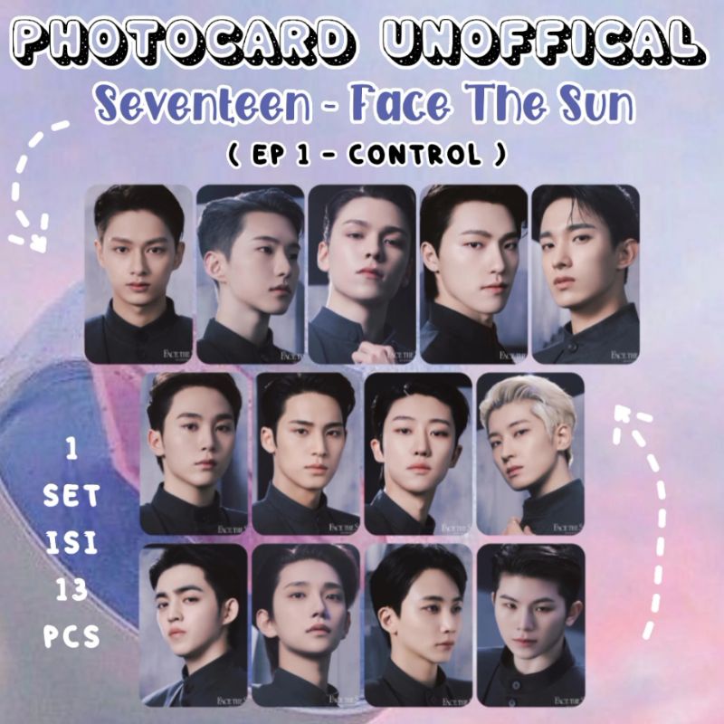 SEVENTEEN Face the Sun SHOPEE トレカ 13枚 SEVENTEEN 韓国4枚目のアルバム『Face the Sun』CARAT ver.登場