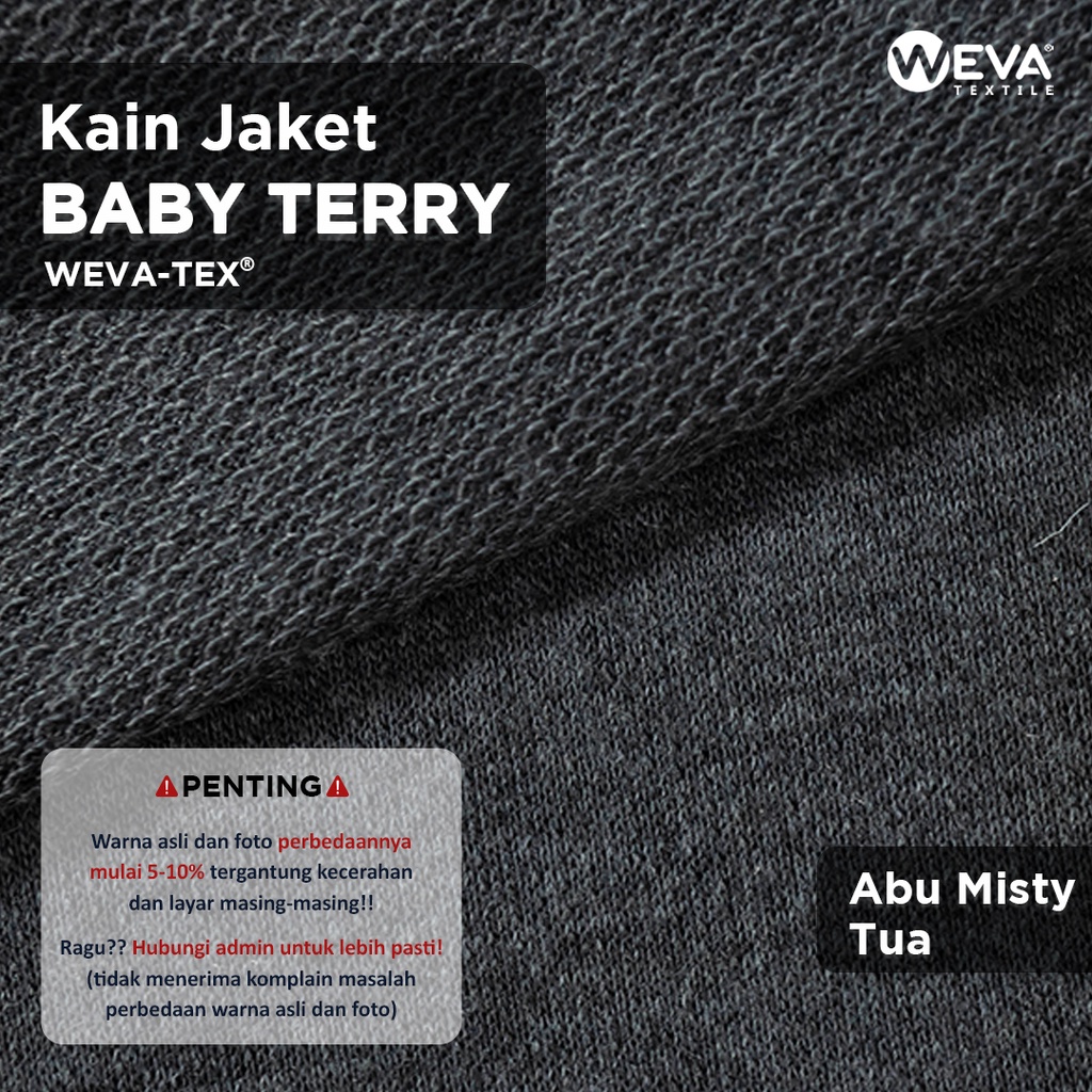 Jual Bahan Kain Baby Terry Beby Terry Kain Hoodie Sweater Weva
