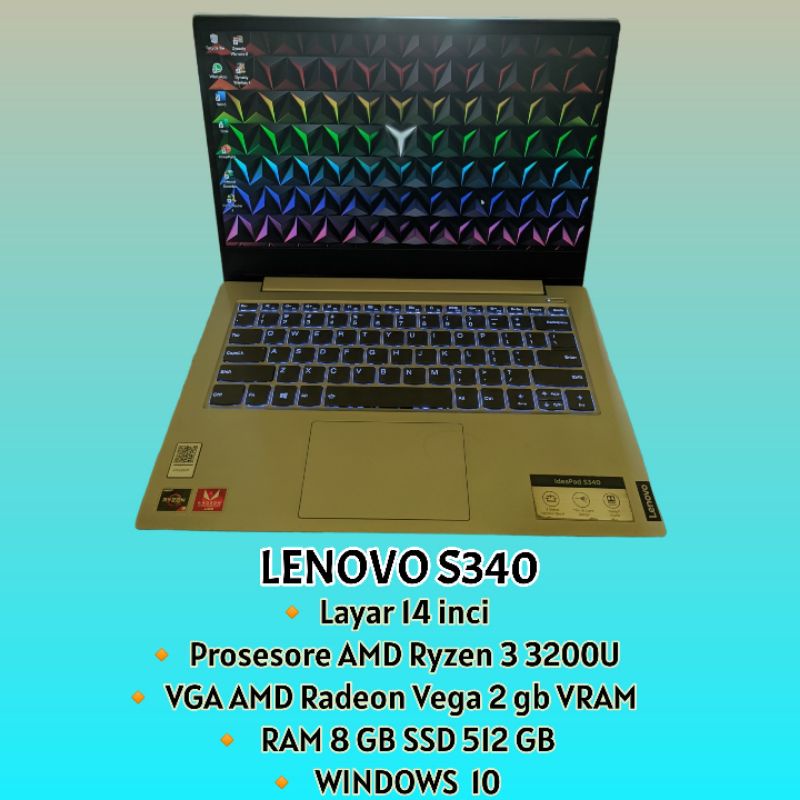 Ryzen Ideapad S340 Upgrade Ram Jual Laptop Lenovo Ideapad S340 AMD
