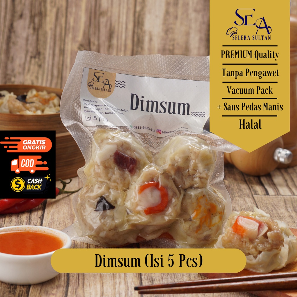 Jual Promo Dimsum Asli Frozen Halal Isi 10 Pcs Camilan Siomai Somay