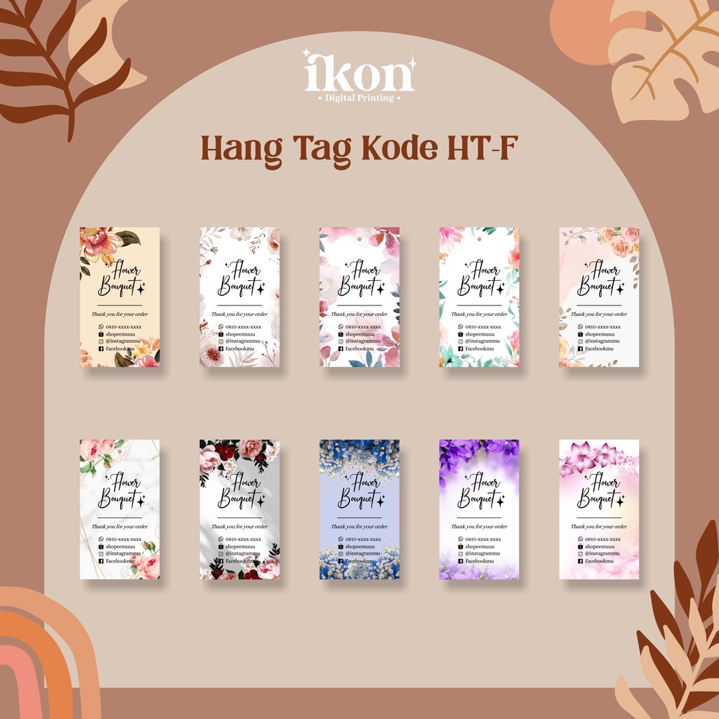 Jual HANG TAG/ PRICE TAG/ LABEL PRODUK KODE HT-F | Shopee Indonesia