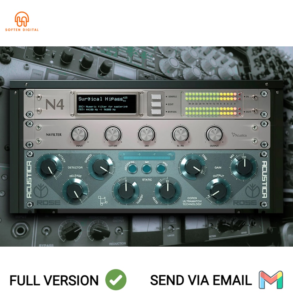 Jual Acustica Audio Nebula 4 v2 VST PLUGIN multieffect for audio