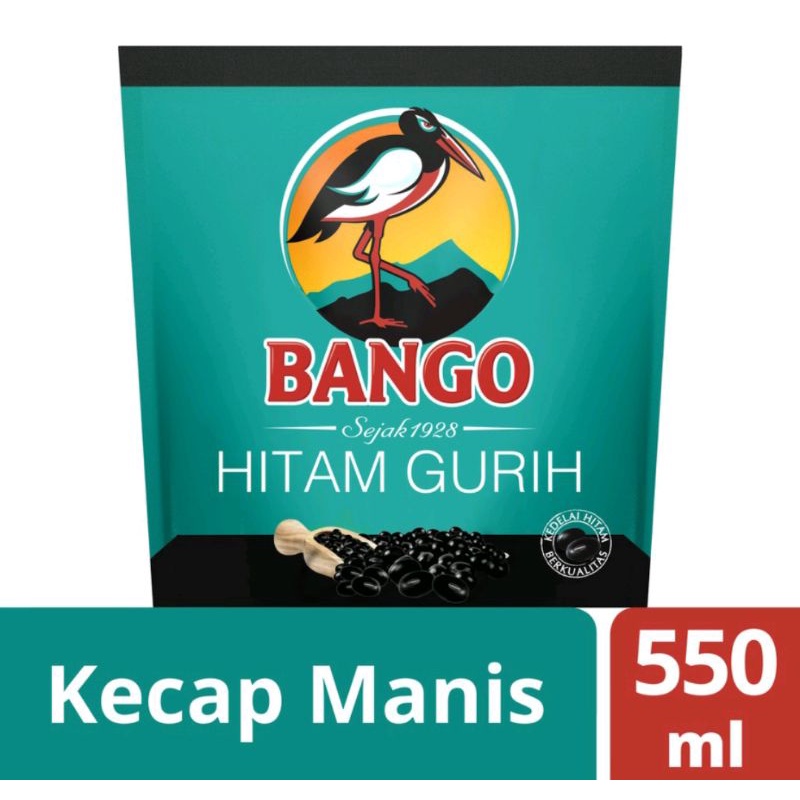Jual Kecap bango manis hitam gurih 550ml | Shopee Indonesia