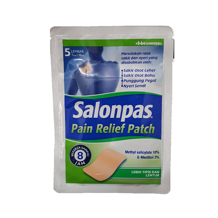 Jual Salonpas Pain Relief Patch 5 Lembar Pereda Nyeri Otot Nyeri