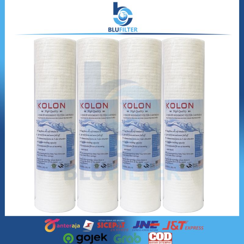 Jual CARTRIDGE SPUN SEDIMEN PP FILTER AIR KOLON 10 INCH NANOTEC 10