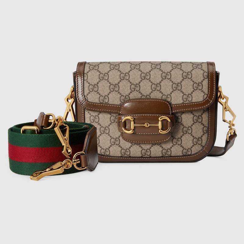 Jual GUCCI Horsebit 1955 Collection GG Mini Bag/Crossbody Bag