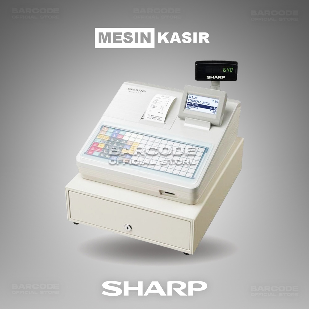 Jual CASH REGISTER SHARP XE-A217W - MESIN KASIR SHARP 217 - XE-A217 W ...
