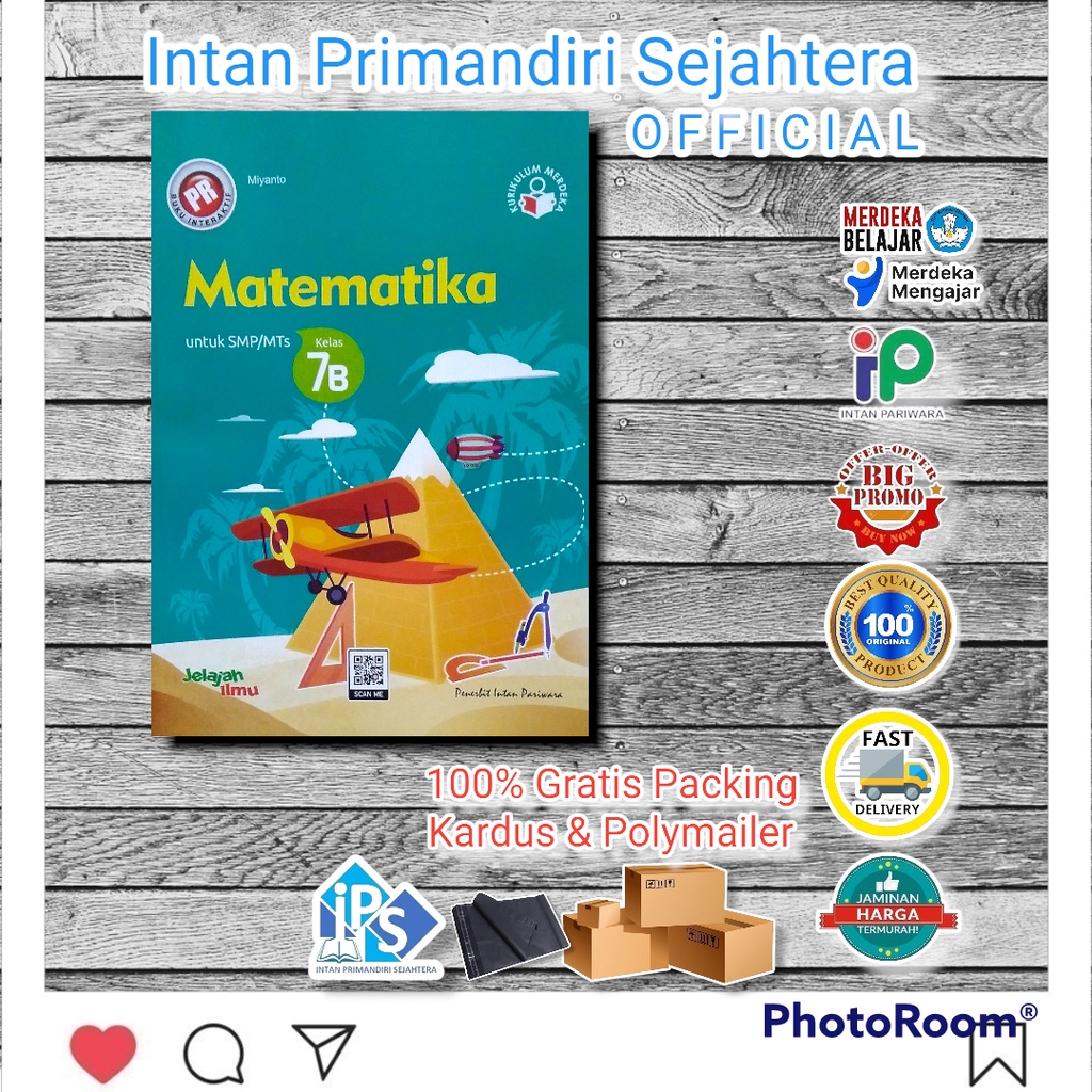 Jual BUKU PR INTERAKTIF Matematika KELAS 7 Semester 1 , 2 Terbaru INTAN ...