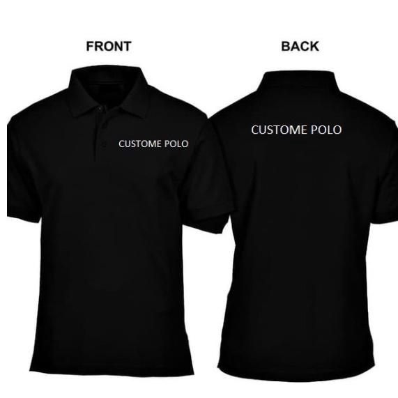 Jual Sablon Custom Polo Shirt Request Sablon Baju Polo Baju