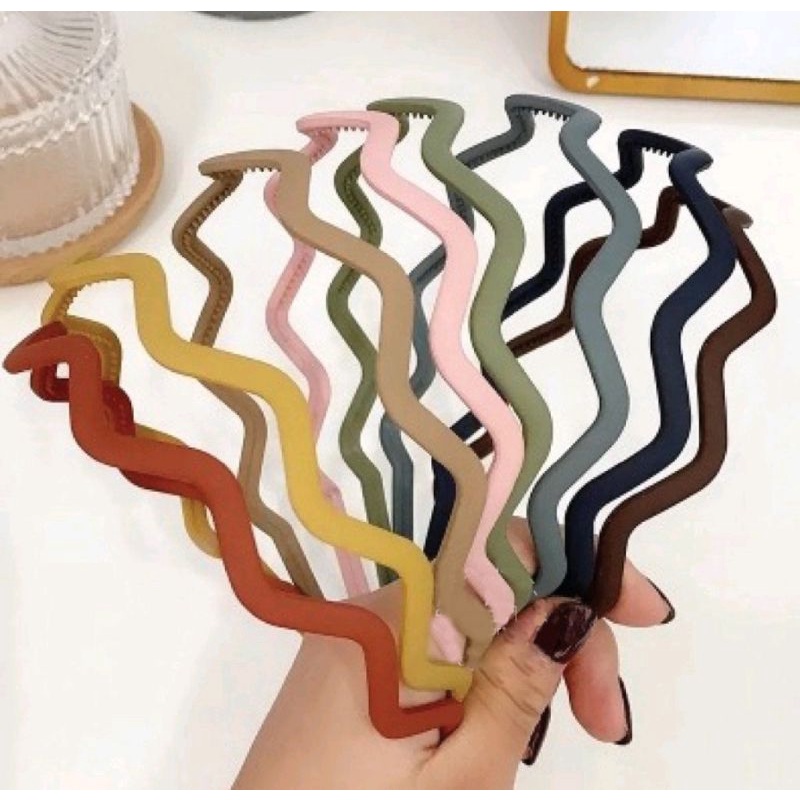 Jual BANDO RAMBUT DOFF MODEL GELOMBANG | Shopee Indonesia