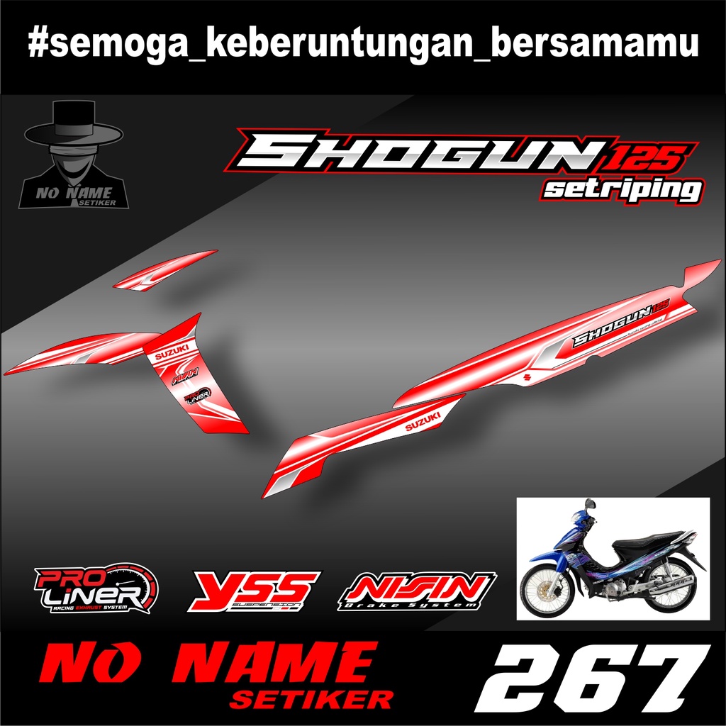 Jual Striping Shogun R (267 ) - Stiker Striping Variasi Lis Suzuki ...