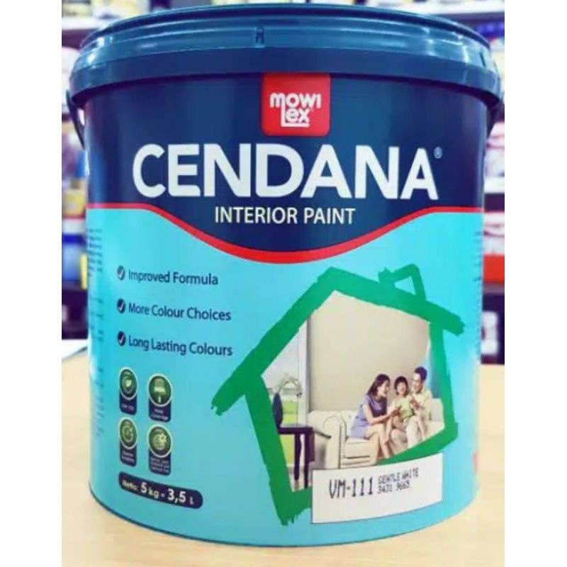 Jual Mowilex Cendana Cat Tembok Interior Kemasan 5kg Shopee Indonesia 7578