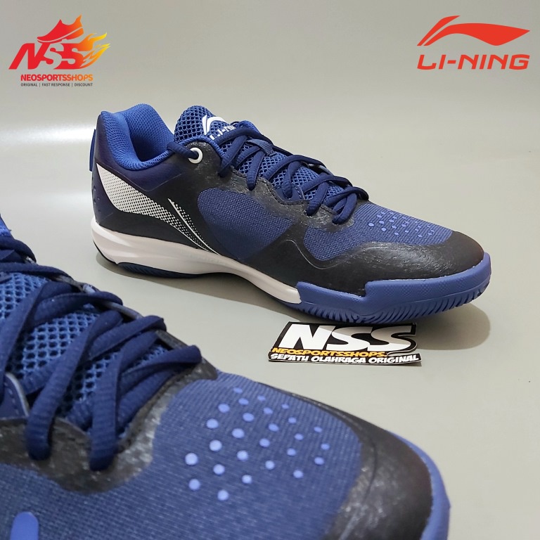 Jual Sepatu Badminton Lining Ranger Lite SE Navy Blue Original | Shopee ...