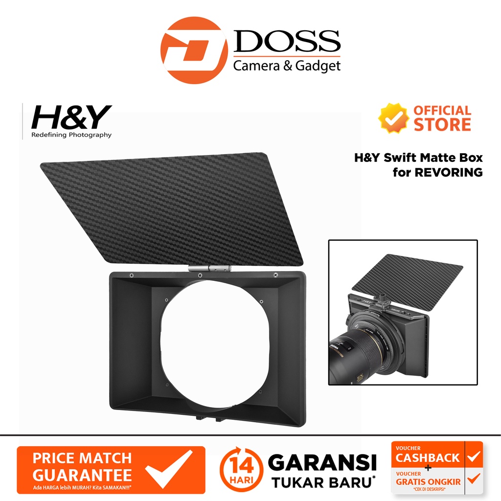 H&Y Filtri Swift Magnetico 'Matte Box' per Revoring